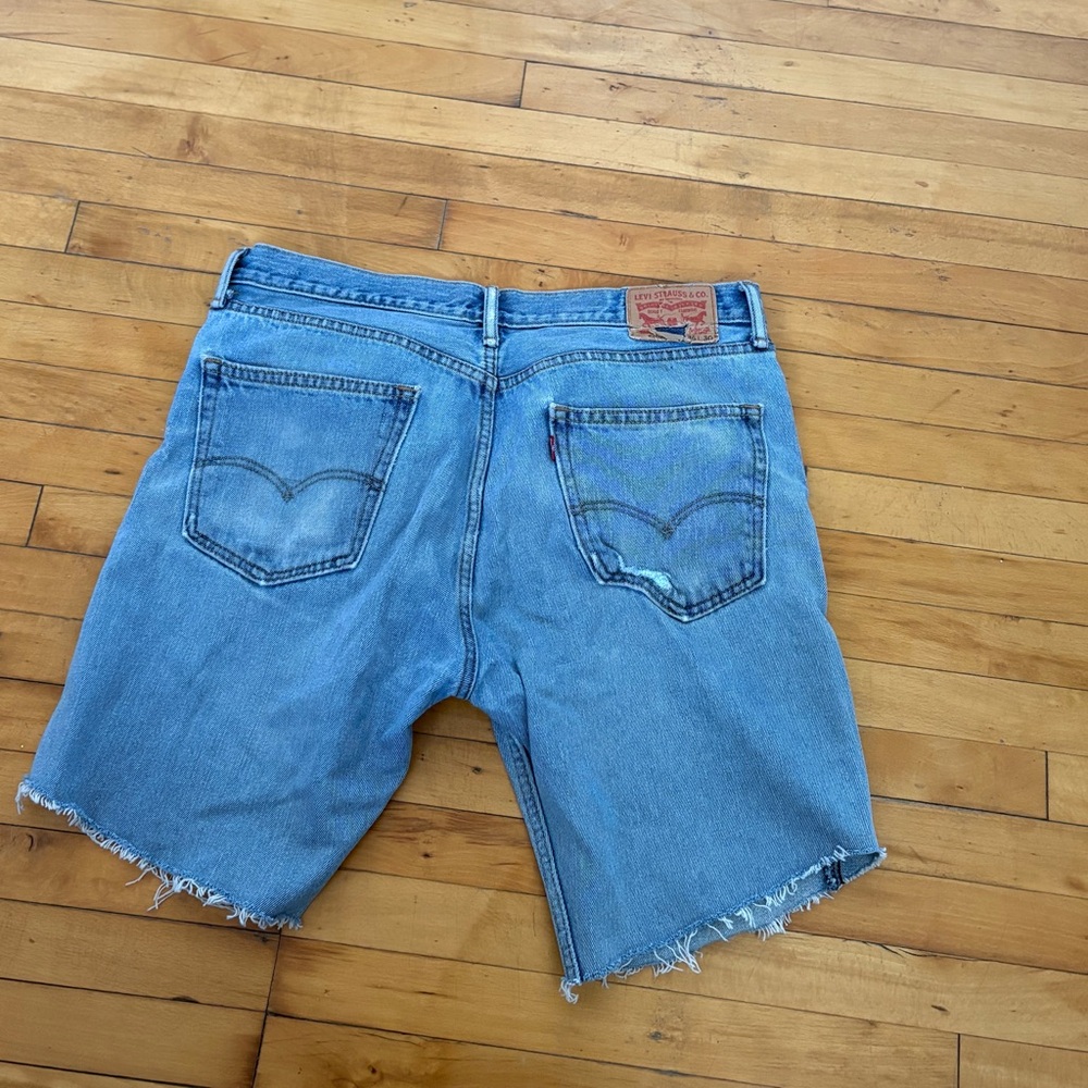 Levi’s Blue Denim Cutoff Shorts